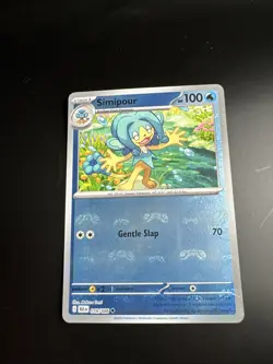 Pokemon TCG Simipour 018/086 Sv: Black Bolt Master Ball Holo - Image 1