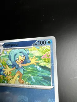 Pokemon TCG Simipour 018/086 Sv: Black Bolt Master Ball Holo - Image 4