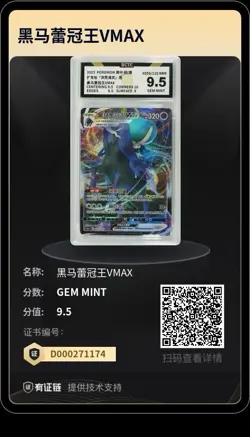 Pokemon Cards 3 Slab Lot BCTC Aerodactyl VSTAR/Palafin AR/ Rider Calyrex VMAX - Image 5