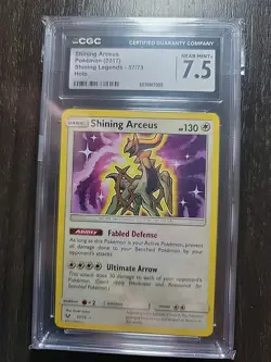Pokemon TCG Shining Arceus Shining Legends 57/73 Reverse Holo Rare NM+ Condition - Image 1