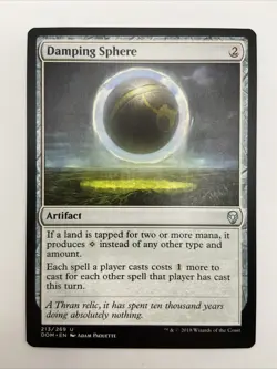 Magic the Gathering MTG Damping Sphere (213) Dominaria-NM - Image 1