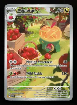 Appletun 211/191 Illustration Rare Surging Sparks Pokemon Card - Image 1