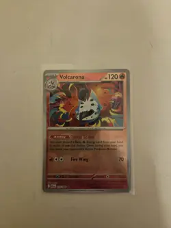 Pokemon Volcarona master Ball Pattern Sv: Black Bolt Rare Holo 016/086 English - Image 1