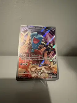 Pokemon TCG Team Rocket's Wobbuffet SVP 203 Black Star Promo - Image 1