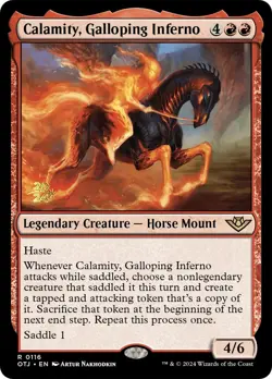 MTG Calamity, Galloping Inferno [Outlaws of Thunder Junction Prerelease Promos] - Image 1