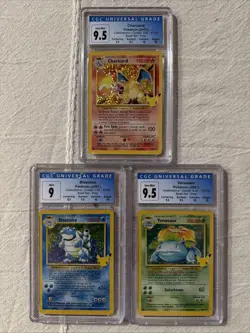 Pokemon Celebrations Base Set Charizard Blastoise Venusaur PSA CGC 9/10 GEM Mint - Image 1