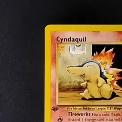 Pokemon TCG Cyndaquil 57/111 Neo Genesis 1st Edition NM - Image 2