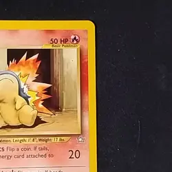 Pokemon TCG Cyndaquil 57/111 Neo Genesis 1st Edition NM - Image 3
