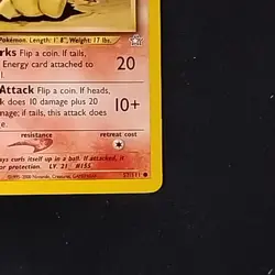 Pokemon TCG Cyndaquil 57/111 Neo Genesis 1st Edition NM - Image 4