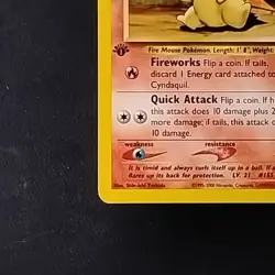 Pokemon TCG Cyndaquil 57/111 Neo Genesis 1st Edition NM - Image 5