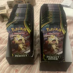 Pokemon Perfect Order Sleeved Booster Pack Lot of 44 SHIPS FAST FREE SHIPPING - Image 1