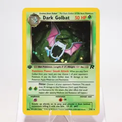 Pokemon TCG - Dark Golbat 7/82 Team Rocket Holo Rare 1st Edition WOTC - NM - Image 2
