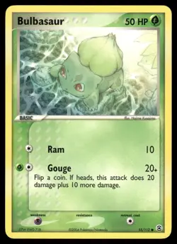 BULBASAUR 55/112 C MP FIRERED & LEAFGREEN POKEMON - Image 2