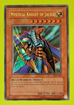 Yu-Gi-Oh Mystical Knight of Jackal Ultra Rare PGD-069 Nm - Image 1