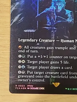 MTG NOCTIS LUCIS CAELUM KENRITH, THE RETURNED KING (SHOWCASE) Foil Final Fantasy - Image 4