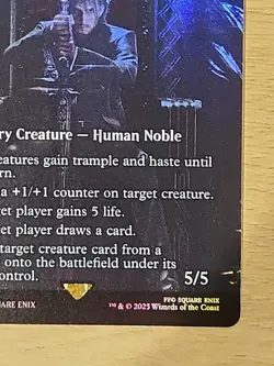 MTG NOCTIS LUCIS CAELUM KENRITH, THE RETURNED KING (SHOWCASE) Foil Final Fantasy - Image 5