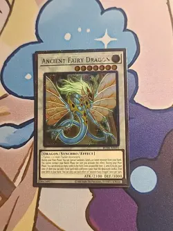 Konami Yugioh Asian-English Ancient Fairy Dragon RC04-AE031 EXTRA Secret Rare MP - Image 1