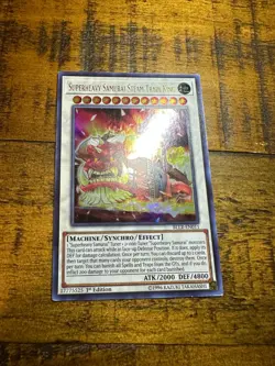 Superheavy Samurai Steam Train King BLLR-EN011 1st Edition Ultra Rare PL + BONUS - Image 1