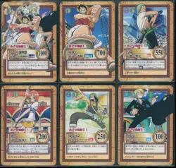 One Piece Carddass Hyperbattle Promo: Wonderswan Complete Set w/ Game + Guide Bk - Image 3
