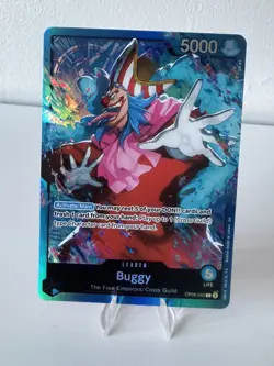 One Piece TCG - Buggy OP09-042 Foil Leader - English - Image 1