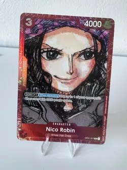 One Piece TCG - Nico Robin - OP01-017 Premium Collection FILM RED Edition - Image 1