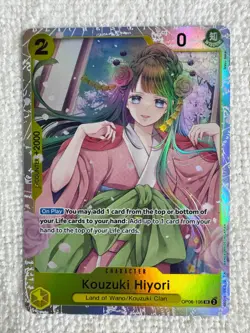 Bandai Kouzuki Hiyori OP06-106 Wings of the Captain Super Rare Foil - Image 1