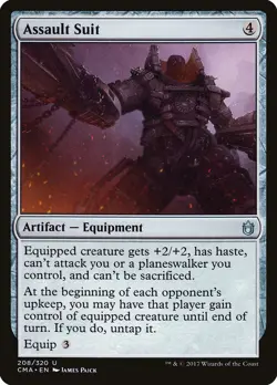 Assault Suit Commander Anthology NM Artifact Uncommon MAGIC MTG CARD ABUGames - Image 1