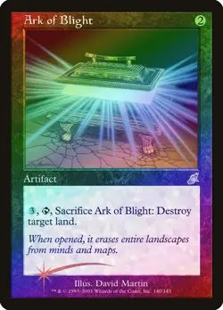 Ark of Blight FOIL Scourge HEAVILY PLD Artifact Uncommon MAGIC MTG CARD ABUGames - Image 1