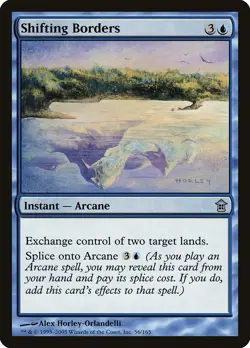 Shifting Borders Saviors of Kamigawa PLD Blue Uncommon MAGIC CARD ABUGames - Image 1
