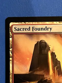 Sacred Foundry Edge of Eternities EOE MTG Magic the Gathering Rare Land 0256 256 - Image 3