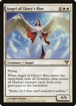 Angel of Glory's Rise Avacyn Restored NM White Rare MAGIC MTG CARD ABUGames - Image 1