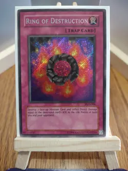 Yu-Gi-Oh Card Ring of Destruction PGD-000 Pharaonic Guardian Unlimited Edition. - Image 1