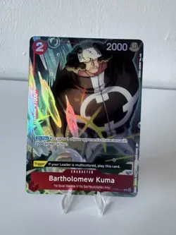 OP05-011 Bartholomew Kuma : Common Foil English One Piece TCG Card : Seven Warlo - Image 1