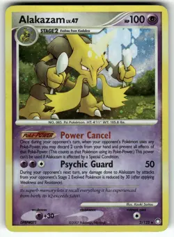 Alakazam 2/123 Mysterious Treasures LP- Pokemon Card TCG - Image 1