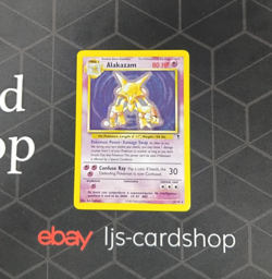 Alakazam Legendary Collection 1/110 Holo Rare LP Pokemon Card T1 - Image 1