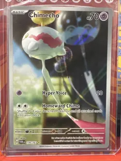 Pokemon TCG Chimecho Holo Card 179/167 Twilight Masquerade Series - Image 3