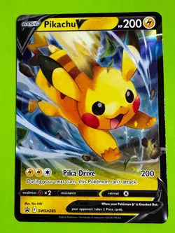 Pokemon TCG Pikachu V SWSH285 SWSH: Sword & Shield Promo Cards Promo NM - Image 1