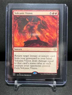 Volcanic Vision MTG Magic 2021 Commander - NM - Image 1