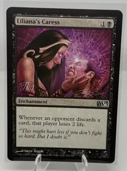 MTG Magic The Gathering: Magic 2011: Liliana's Caress #103/249 Uncommon - NM - Image 1