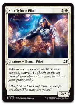 Starfighter Pilot #38 (NM) Edge of Eternities EOE Magic MTG - Image 1