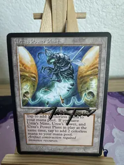 Urza's Power Plant (Bug) - Shadow Signed by Mark Tedin! MTG - Antiquities - Image 1