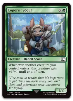 Loporrit Scout #192 (NM) Final Fantasy FIN Magic MTG - Image 1