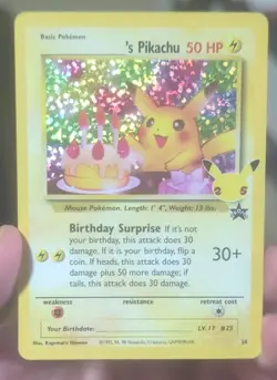 The Pokemon Company Pokemon TCG ______'s Pikachu 24/53 Wotc Promo Holo Promo 50… - Image 2