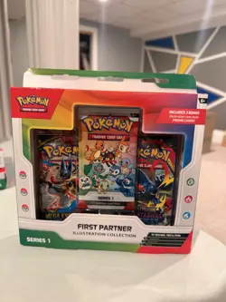 Pokemon TCG First Partner Illustration Collection Box Series 1 - Factory Sealed - Image 1