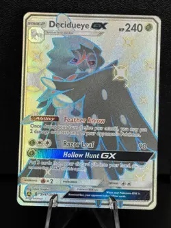 Decidueye GX SV47/SV94 Shiny GX Rare Hidden Fates Shiny Vault Pokemon Near Mint - Image 1