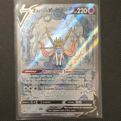 Pokemon Zacian V SWSH Crown Zenith GG48/GG70 Ultra Rare Holo 220 HP - Image 1