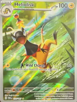 2024 Twilight Masquerade Heliolisk Holo Secret Rare #177/167 - Image 1