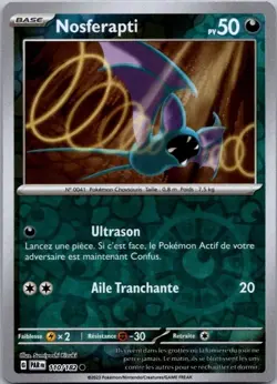 Carte Pokemon Nosferapti 110/182 Reverse - 2023 - Image 1