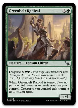 Greenbelt Radical #163 (NM) Murders Karlov Manor MKM Magic MTG - Image 1