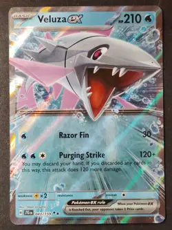 Veluza EX 043/159 Sv09: Journey Together Double Rare Holo, Pokemon 2025 •NM - Image 1
